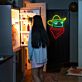 Frog with Cowboy Hat LED Neon Sign