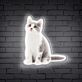 Custom Cat Photo UV LED Neon Sign for Pet Lovers