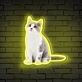 Custom Cat Photo UV LED Neon Sign for Pet Lovers