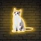Custom Cat Photo UV LED Neon Sign for Pet Lovers