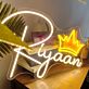Personalized Name UV LED Neon Sign with Crown