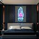 Hand with All-Seeing Eye UV LED Neon Sign for Mystical Wall Art