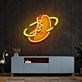 Hot Dog Planet UV LED Neon Sign for Diner & Snack Bar Decor