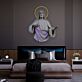 Jesus Christ with Halo UV LED Neon Sign for Christian Wall Art