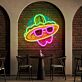 Sunglasses Taco UV LED Neon Sign