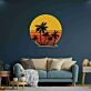 Tropical Palm Sunset UV LED Neon Sign
