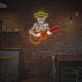 Mexican Skull Guitar Player LED Neon Sign