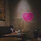 Pretzel Outline LED Neon Sign