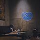 Pretzel Outline LED Neon Sign
