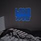 Love Wins Striped Lettering LED Neon Sign