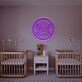 Monkey Face in Circle LED Neon Sign
