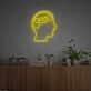 Open Mind Head Profile LED Neon Sign