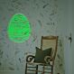Floral Easter Egg LED Neon Sign