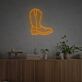 Cowboy Boot Outline LED Neon Sign