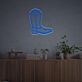 Cowboy Boot Outline LED Neon Sign