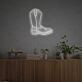 Cowboy Boot Outline LED Neon Sign