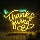 Happy Thanksgiving Script LED Neon Sign