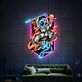 Astronaut & Cyber Tiger UV LED Neon Sign for Sci-Fi Gaming Room Decor
