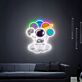 Astronaut on Cloud with Planets UV LED Neon Sign for Space-Themed Bedroom Decor