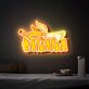 Banana Pop Art UV LED Neon Sign for Playful Kitchen Wall Decor