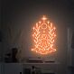 Boho Moonchild Yoga Woman LED Neon Sign