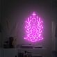 Boho Moonchild Yoga Woman LED Neon Sign