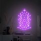 Boho Moonchild Yoga Woman LED Neon Sign