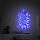 Boho Moonchild Yoga Woman LED Neon Sign