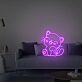 Smiling Sitting Cat LED Neon Sign