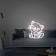 Smiling Sitting Cat LED Neon Sign