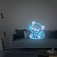 Smiling Sitting Cat LED Neon Sign