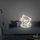 Smiling Sitting Cat LED Neon Sign