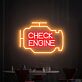 Check Engine Warning LED Neon Sign