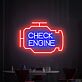 Check Engine Warning LED Neon Sign