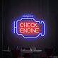 Check Engine Warning LED Neon Sign
