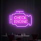 Check Engine Warning LED Neon Sign