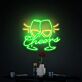 Cheers with Clinking Glasses LED Neon Sign
