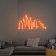 New York City Skyline with Statue of Liberty LED Neon Sign