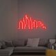New York City Skyline with Statue of Liberty LED Neon Sign