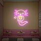 Axolotl with Bubble Tea LED Neon Sign