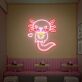 Axolotl with Bubble Tea LED Neon Sign