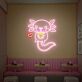 Axolotl with Bubble Tea LED Neon Sign