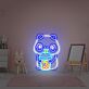 Panda with Bubble Tea LED Neon Sign