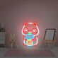 Panda with Bubble Tea LED Neon Sign