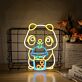 Panda with Bubble Tea LED Neon Sign