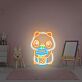 Panda with Bubble Tea LED Neon Sign