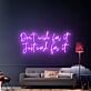 Don’t Wish for It Just Work for It Script LED Neon Sign
