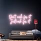 Don’t Wish for It Just Work for It Script LED Neon Sign