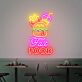 Fast Food Burger Fries and Drink LED Neon Sign