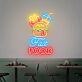 Fast Food Burger Fries and Drink LED Neon Sign